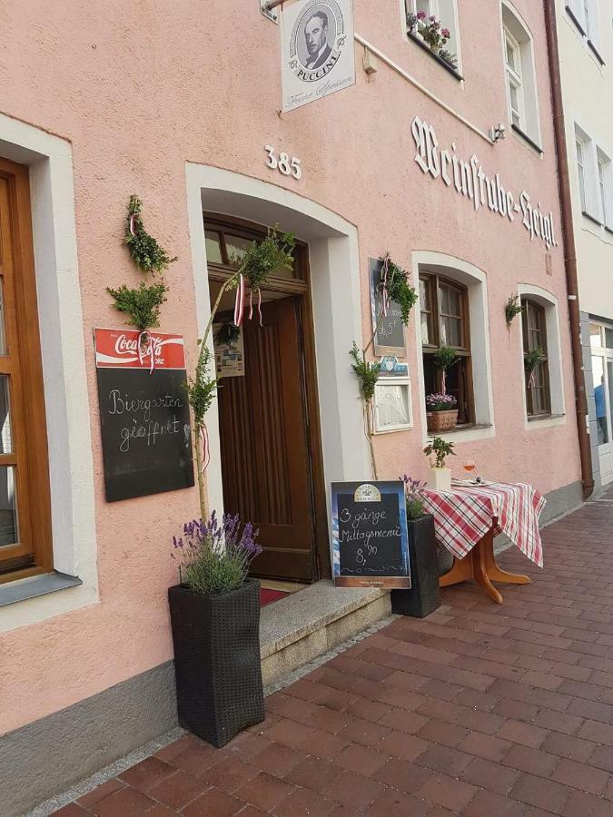 Weinstube Heigl Restaurante Pizzeria Puccini Hotel Landshut Exterior foto